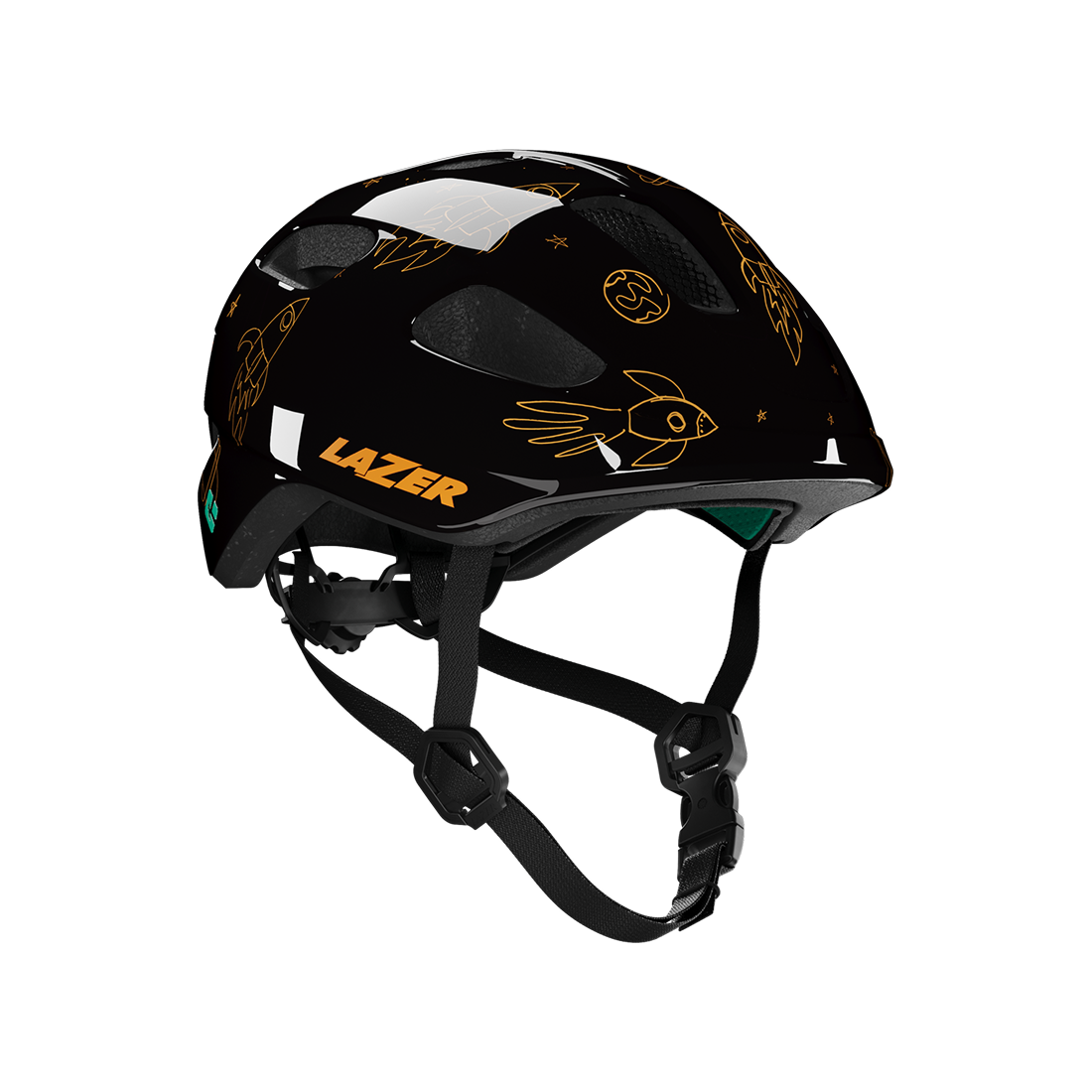 Lazer Pnut KinetiCore 2.0 Toddlers' Helmet - Flying Rocket