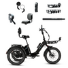XP Trike2 750 Tempest Grey + FREE Cargo Package, Support Seat, Elite Headlight, Suspension Seat Post, Mirrors, Bike Lock ($588 Value)